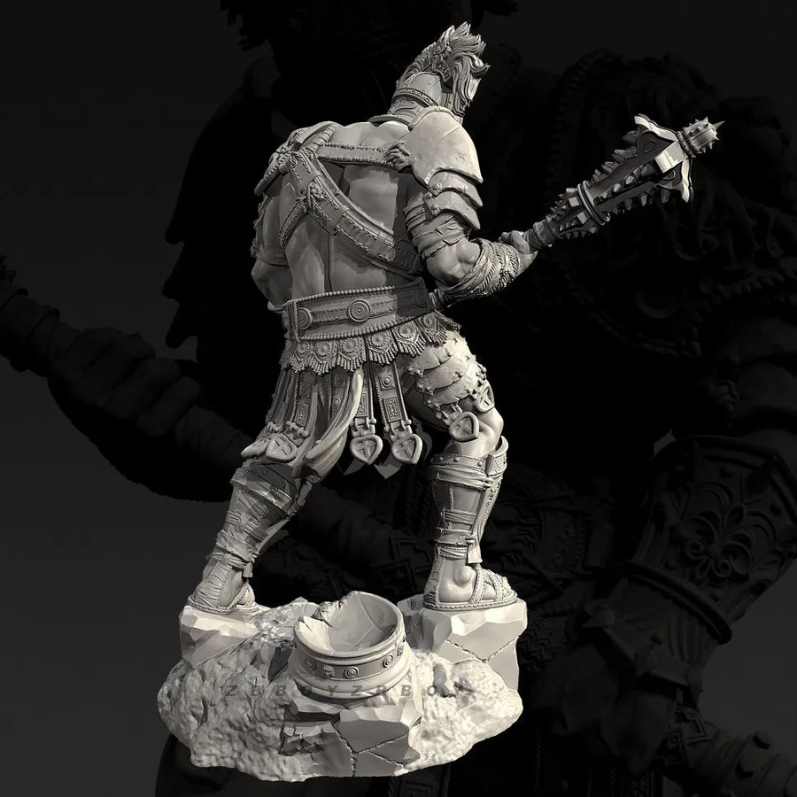 Height 55Mm 75Mm 95Mm Resin Soldier Model Kits Figure Colorless and Self-Assembled TD-7690/3D