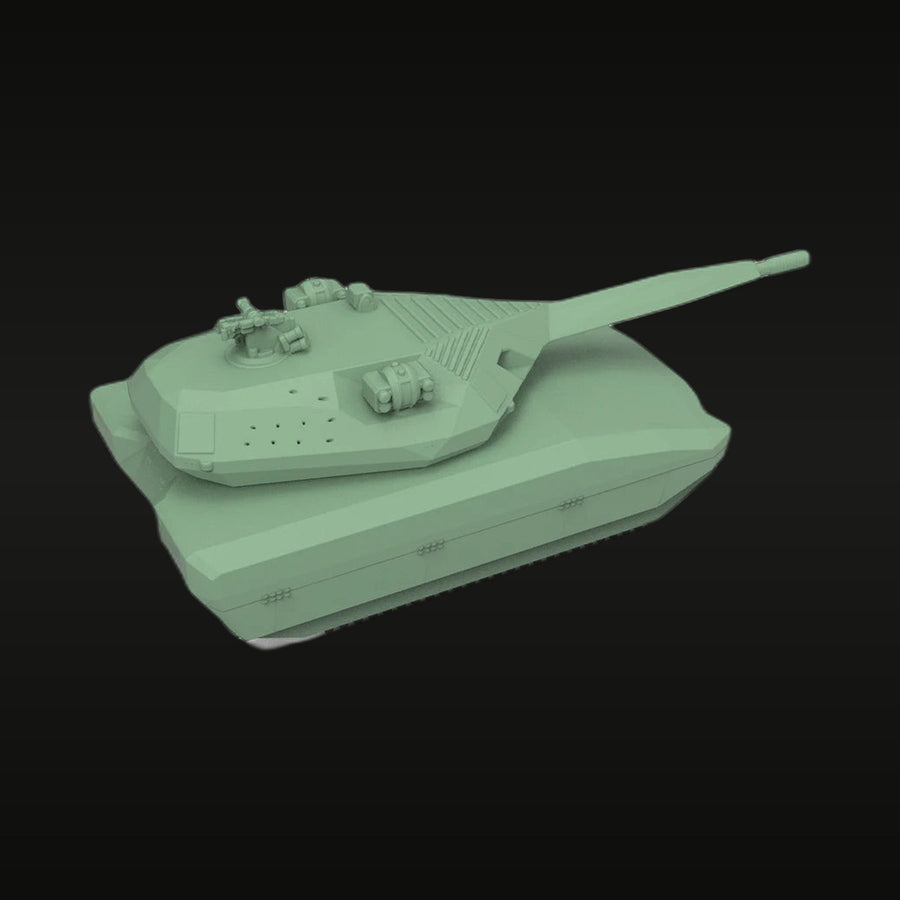 Modern Polish PL-01 Main Battle Tank 1/87 Resin Model Kit - unpainted resin model kit