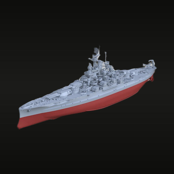 US Navy Nevada-Class Battleship BB-36 1/700 Resin Ship Kit