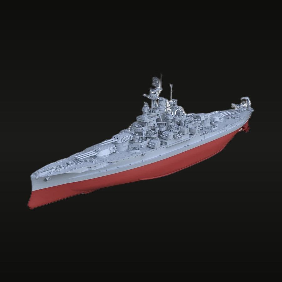 US Navy Nevada-Class Battleship BB-36 1/700 Resin Ship Kit - unpainted resin model kit