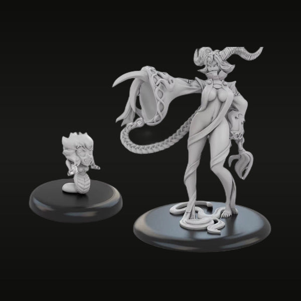 Fantasy Demon Succubus Set Tentacle Cloak 2-Figure Kit