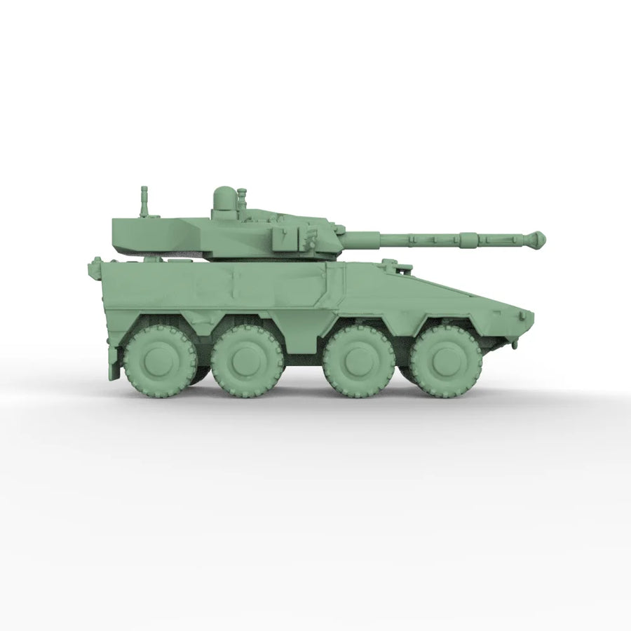 Modern French 8-Wheeled Wheeled Tank Destroyer (AMX-10RC/EBRC Jaguar) 1/35 Resin Vehicle Kit - resin model view 4