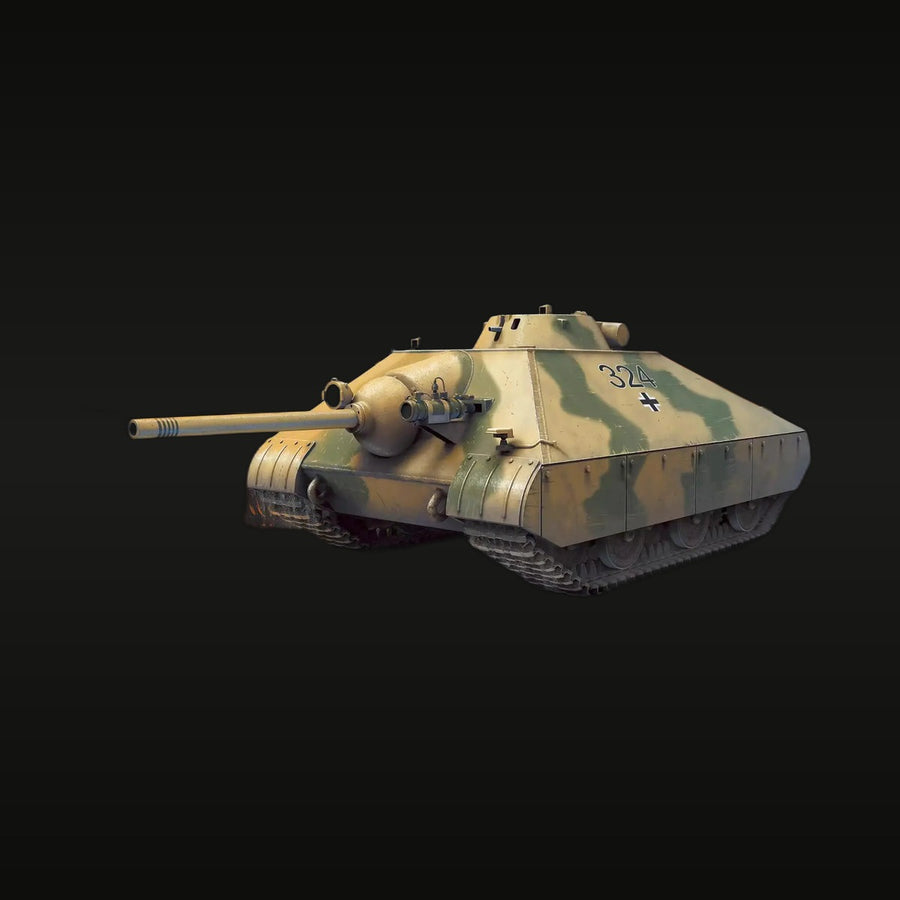 WWII German Panzer VIII Maus Super Heavy Tank 324 1/35 Resin Vehicle Kit - unpainted resin model kit