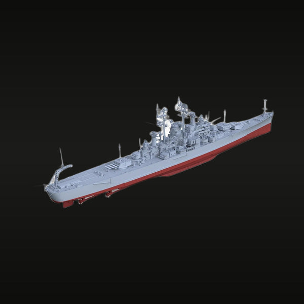 USS Newport News CA-148 Heavy Cruiser 1/400 Resin Ship Kit