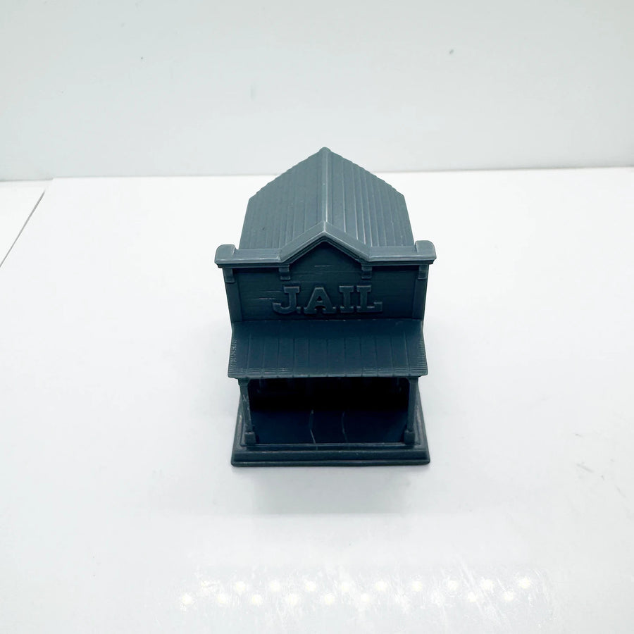 Vintage Western Jail Building LYTS118 1/87 1/160 1/220 Miniature Building Military Car