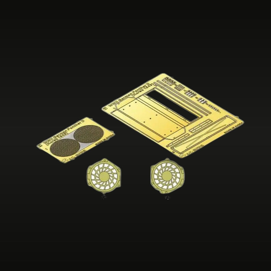 WWII German Panther Tank Brass Photo-Etch Detail Set 1/35 Upgrade Kit - unpainted resin model kit