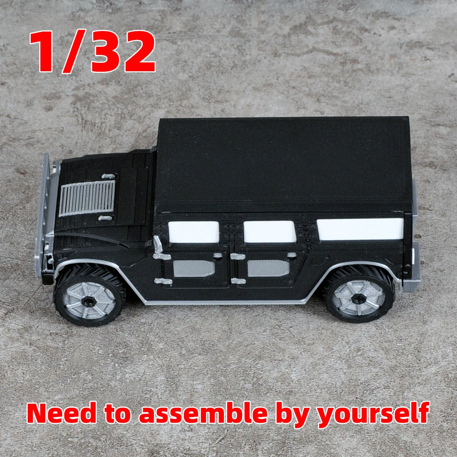 Assembly Scale Set Static Plastic Model Kit Car Off-Road Vehicle 1/32