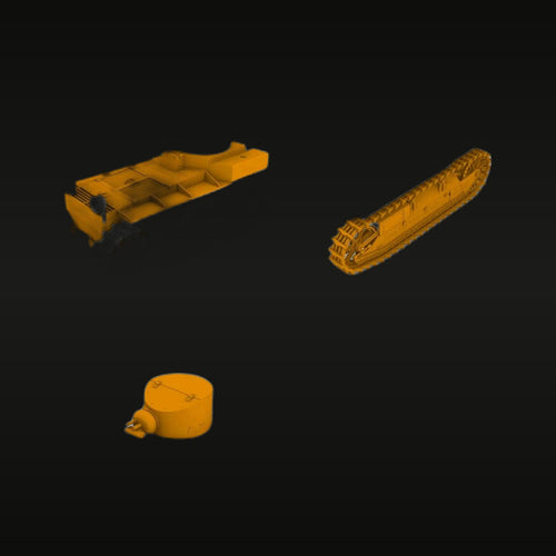 US T1E1 Light Tank 1/56 Scale Resin Model Kit