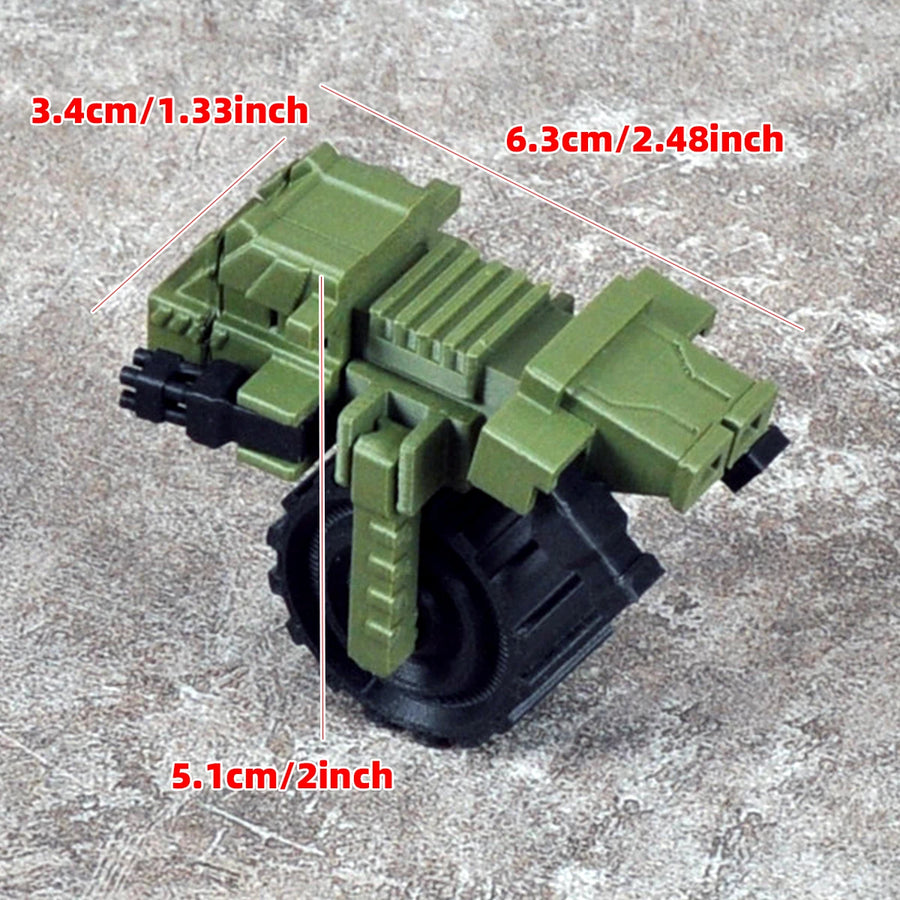 WWII Modular Military Truck Set with Cargo Beds 1/35 Resin Kit - resin model view 3