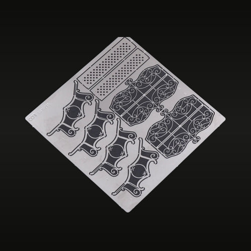Ornate Park Bench Metal Furniture Set 1/35 Resin Model Kit
