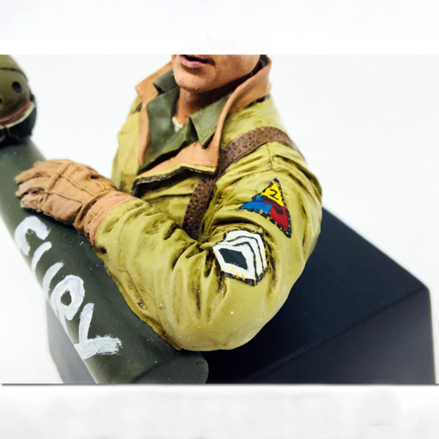1/10 Resin Figure Unpainted Model Kit, Military Theme, Gunner'S Fury, Unassembled and Unpainted GK