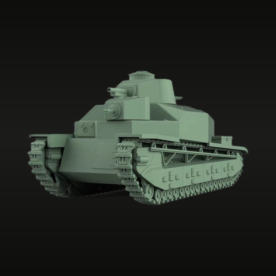 WWII Soviet T-35 Heavy Tank 1/200 Resin Vehicle Kit - unpainted resin model kit