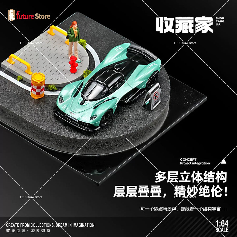 Modern Female Casual Figure with Green Jacket 1/24 Resin Figure Kit - resin model view 3