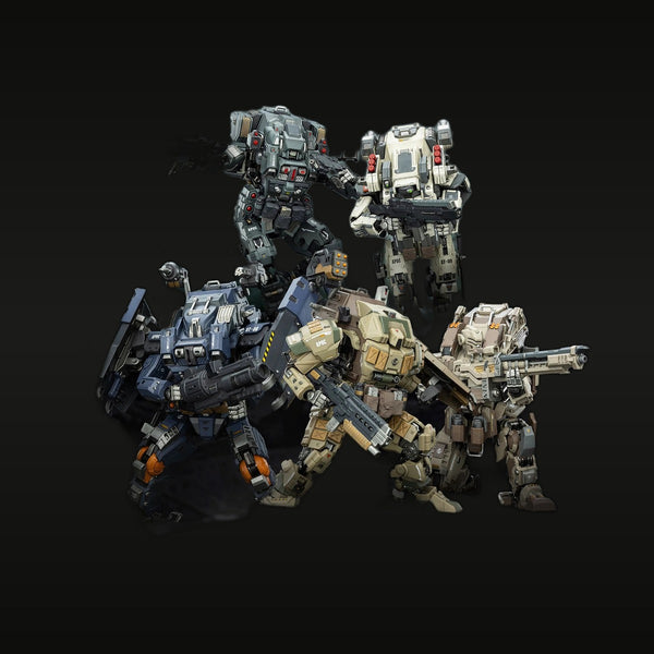 Sci-Fi Mecha Squad Five-Unit Set 1/25 Resin Figure Kit