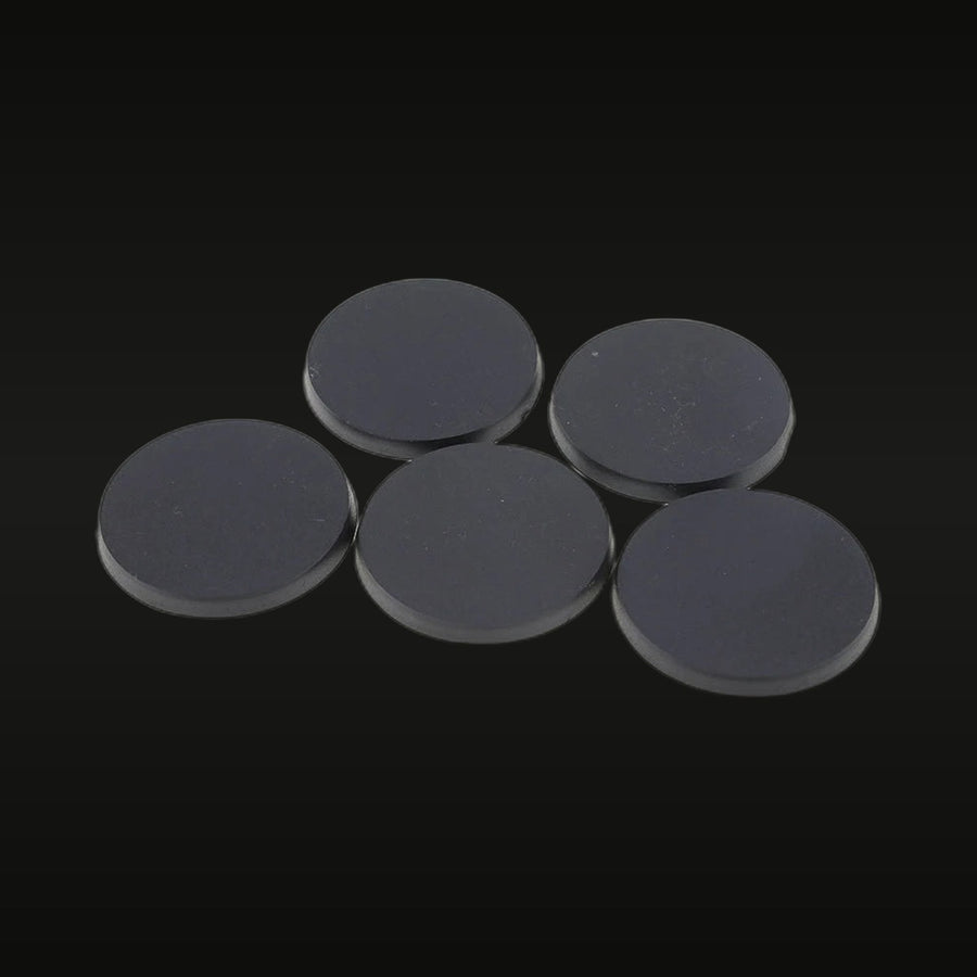 50mm Plastic Round Bases for Resin Miniature Figures - Pack of 5 - unpainted resin model kit