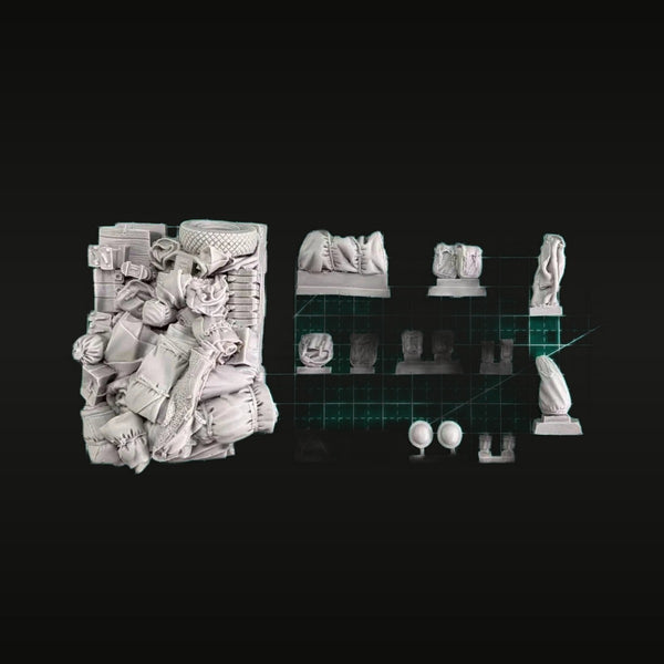 WWII British SAS Desert Commando with Head Variants 1/35 Resin Figure Kit