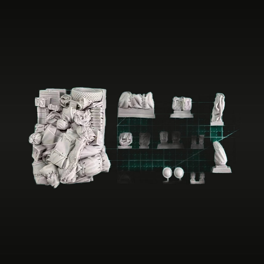 WWII British SAS Desert Commando with Head Variants 1/35 Resin Figure Kit - unpainted resin model kit