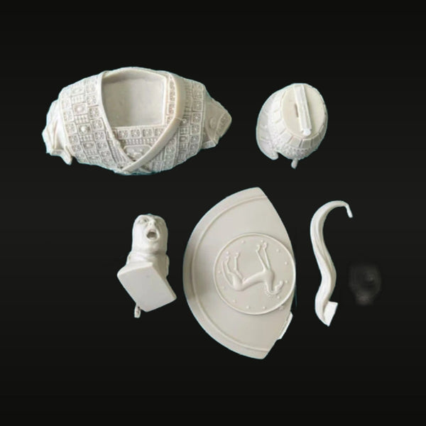 Ancient Greek Warrior with Corinthian Helmet 1/10 Resin Bust Kit