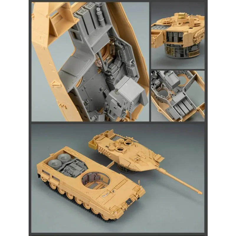 Ryefield RM5066 1/35 Scale Leopard 2A6 Modern German Main Battle Tank Full Internal Structure Assembly Plastics Model Kit