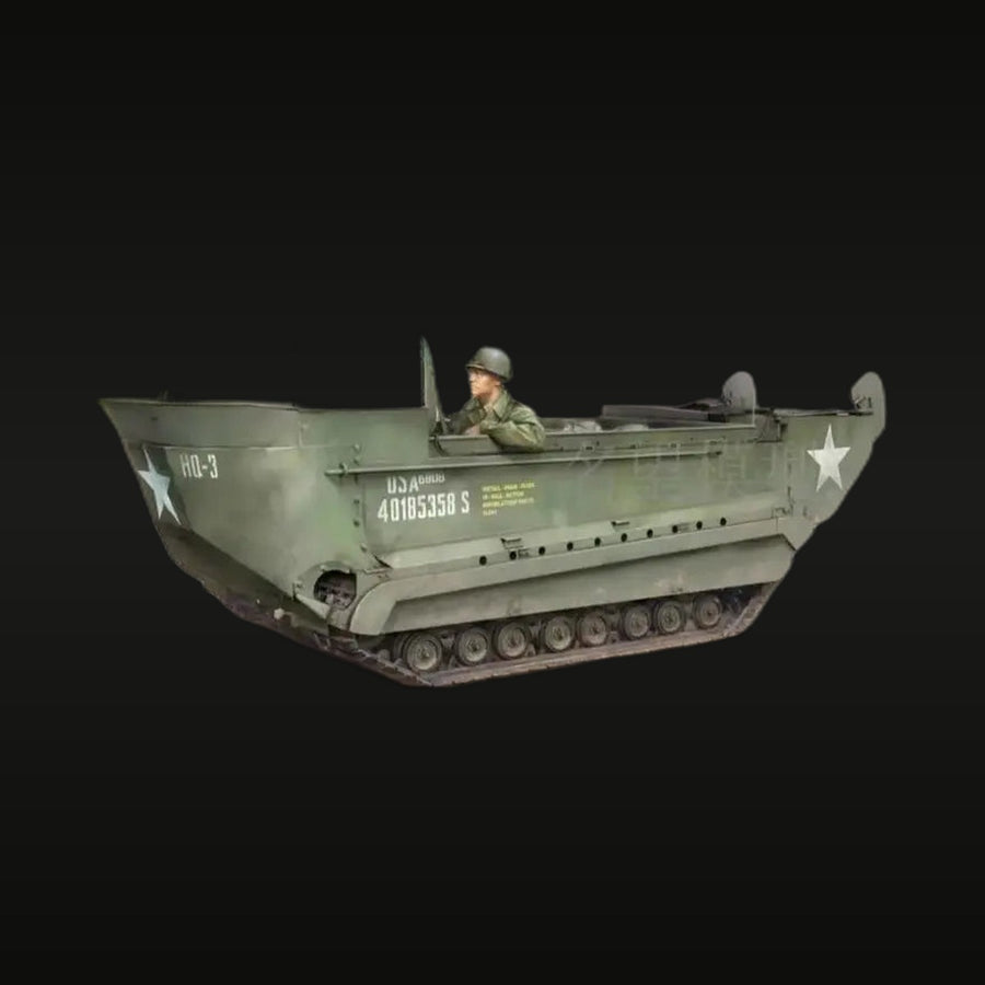 WWII US Army LVT-4 Buffalo Amphibious Vehicle 1/35 Resin Vehicle Kit - unpainted resin model kit