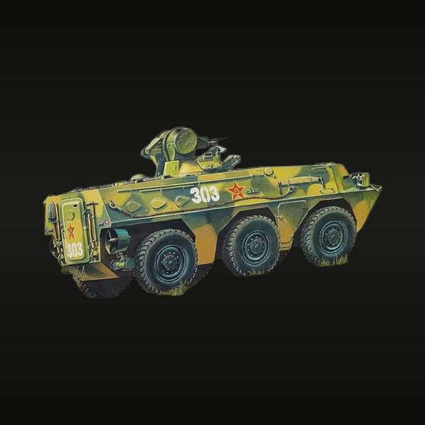 Modern Chinese PLA Six-Wheeled APC with Turret 1/35 Resin Vehicle Kit