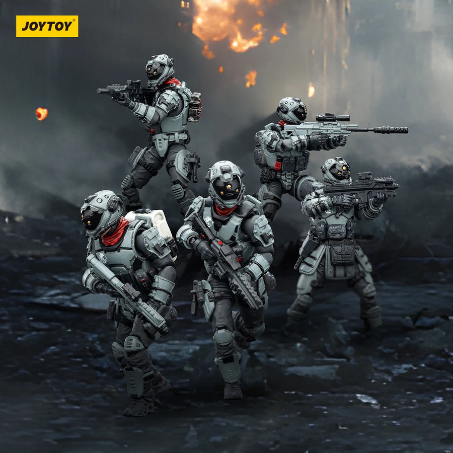 Dark Source 1/25 Scale 5PCS Set UNSC Mirage Squad Figurine Soldier Model Action Figure Doll Toy