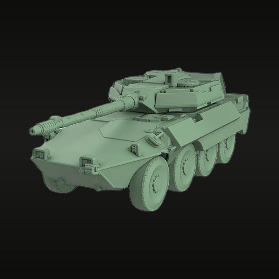 Modern B1 Centauro 8-Wheel Tank Destroyer 1/56 Resin Vehicle Kit - unpainted resin model kit