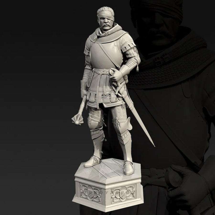 The Height of Man 38Mm 50Mm 75Mm Resin Model Kit (Knight) Self-Assembled and Painted by Oneself TD-7702/3D