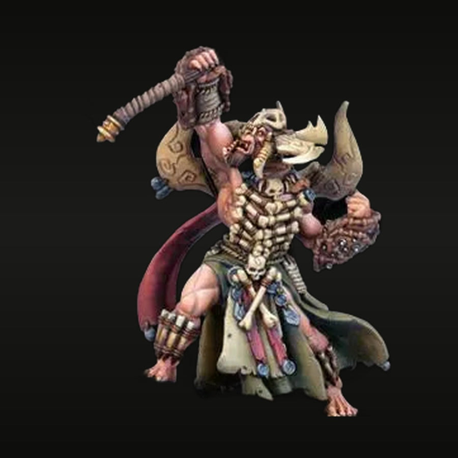 Shepherd Looters Chief 40mm Resin Figure - unpainted resin model kit