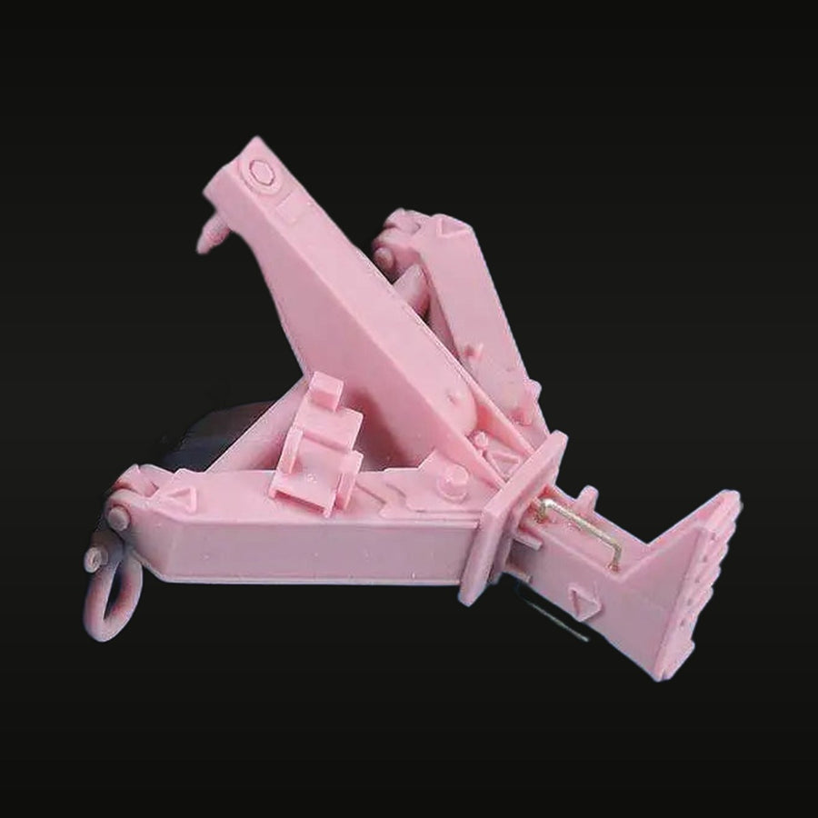 Modern Artillery Mortar Mount on Carriage 1/35 Resin Kit - unpainted resin model kit