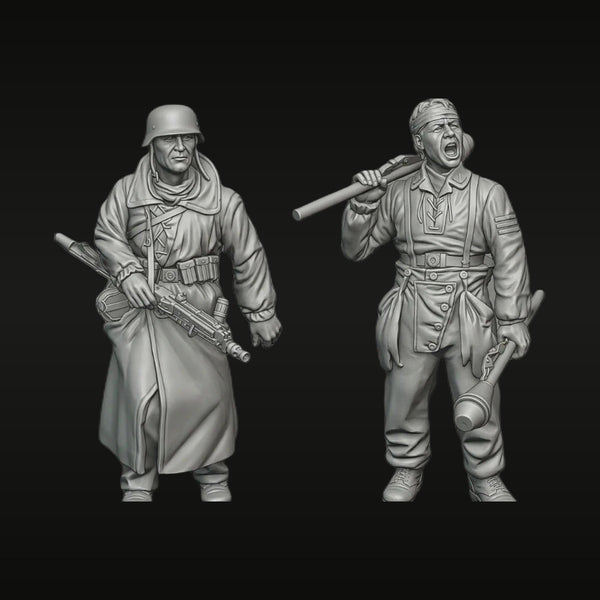 WWII German Panzerfaust Team 2-Figure Set 1/35 Resin Kit