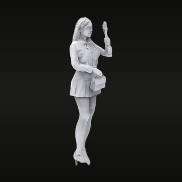 Business Woman in Casual Attire 1/35 Resin Figure Kit