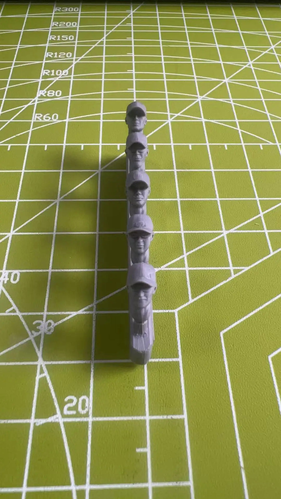 1:35 Resin Model Assembly Kit Character Head Model Replacement