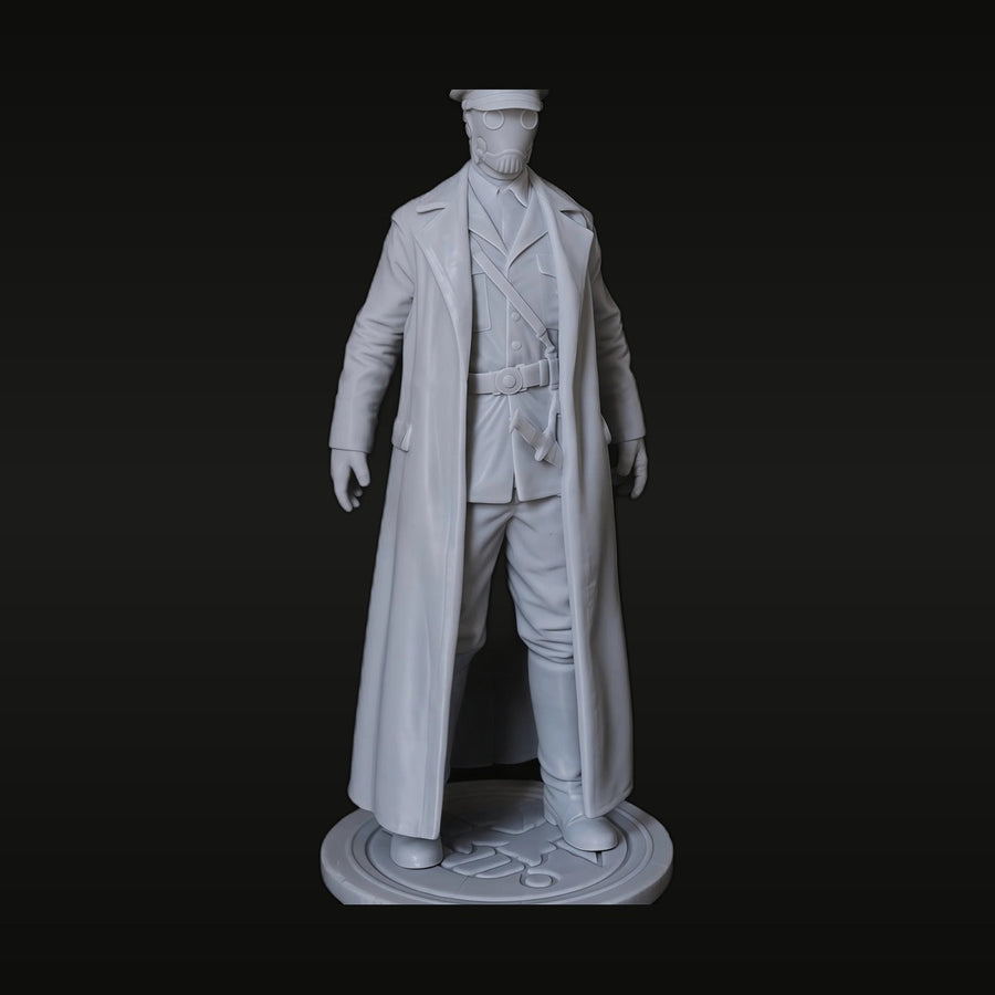 Modern Military Commander in Coat 1/18 Resin Figure Kit - unpainted resin model kit