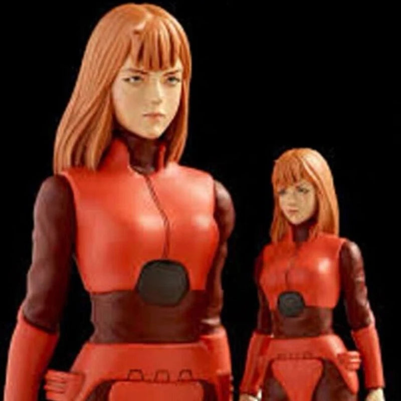 Cyberpunk Sword Girl Orange Suit 1/20 Resin Figure Kit - resin model view 3