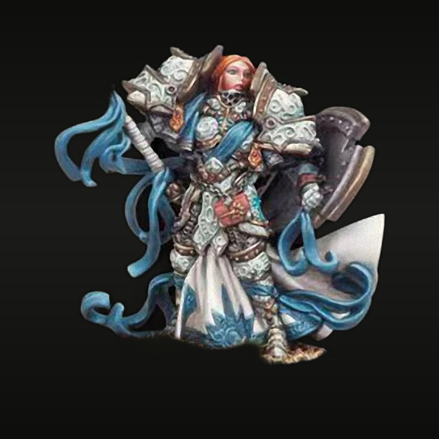 Constance Blaze Knight of the Prophet 30mm Resin Figure - unpainted resin model kit