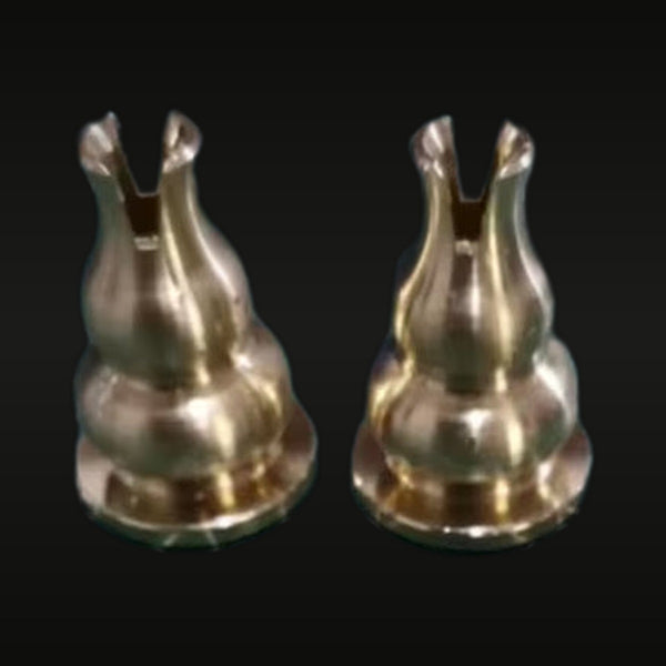 Brass Bell Finials Pair - Resin Model Display Accessories