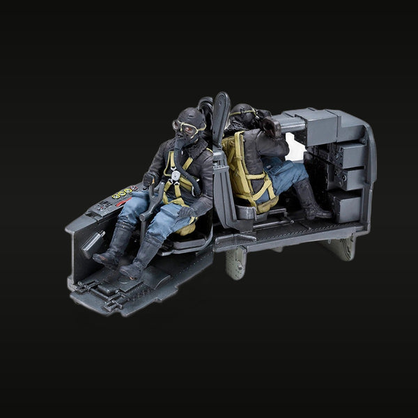 Modern Helicopter Crew in Cockpit Diorama Set 1/32 Resin Kit