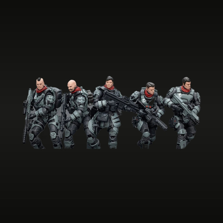 Sci-Fi UNSC Mirage Squad 5-Figure Tactical Team 1/24 Resin Figure Set - unpainted resin model kit
