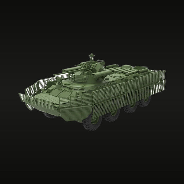 Modern Russian BMP-3 Infantry Fighting Vehicle with Slat Armor 1/35 Resin Kit