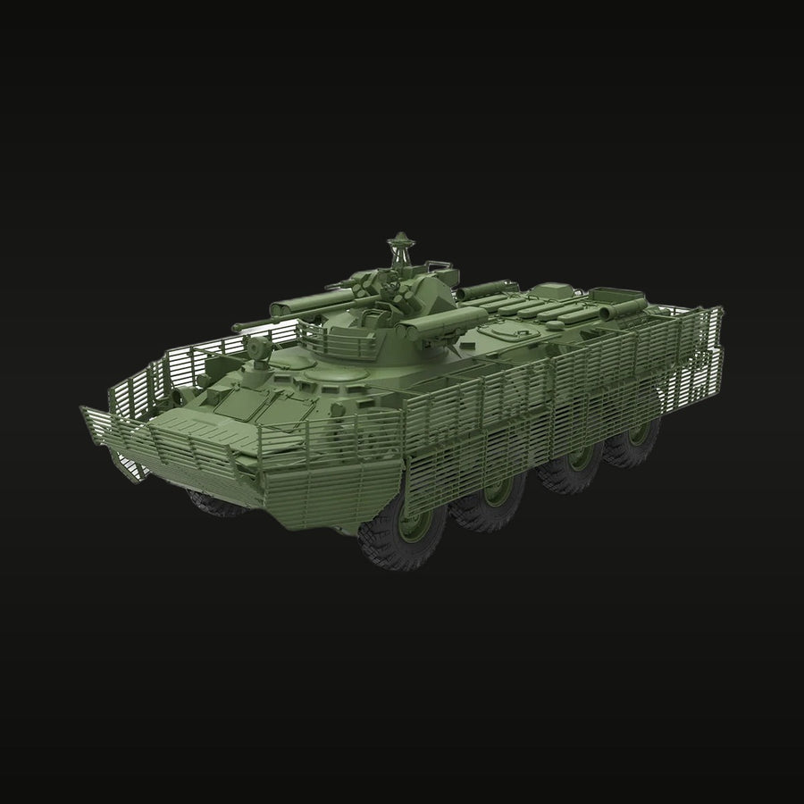 Modern Russian BMP-3 Infantry Fighting Vehicle with Slat Armor 1/35 Resin Kit - unpainted resin model kit