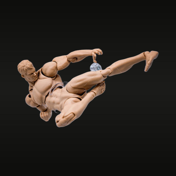 Super Articulated Male Muscle Body 1/12 Scale Resin Figure Kit