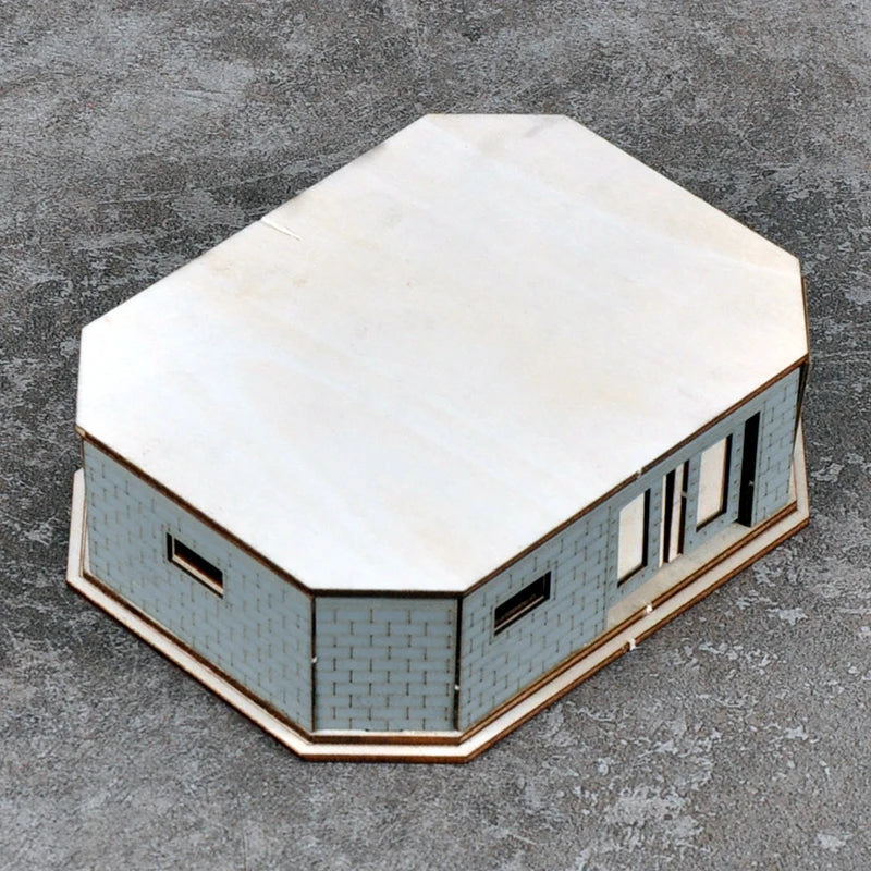 Assembly Architectural Model Sand Table Bunker Pillbox Blockhouse Fort Fortification Building Diorama Scale Model Kit 1/72
