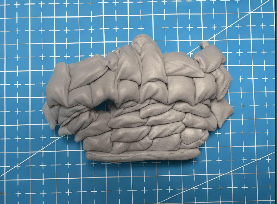 1:35 Resin Model Assembly Kit, GK, M4A1 Armor Sandbag, Unpainted, Requires Assembly