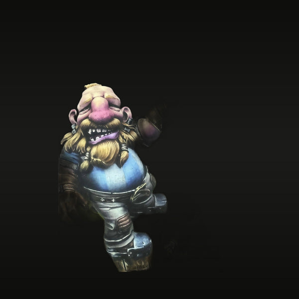 Drunk Dwarf with Tankard 54mm Resin Figure