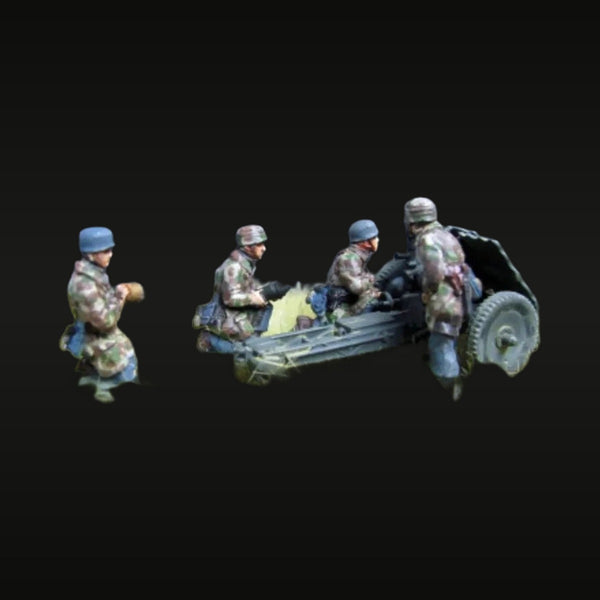 WWII German Army Ammunition Handlers Set 1/72 Resin Figure Kit