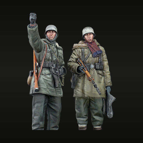 Napoleonic French Grenadiers Kharkov 1/35 Scale Resin Figure Set