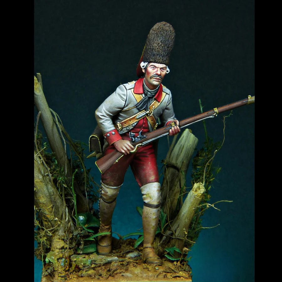 Spanish Infantry Grenadier Mitre 1700-1730 1/24 Resin Figure Kit - resin model view 2
