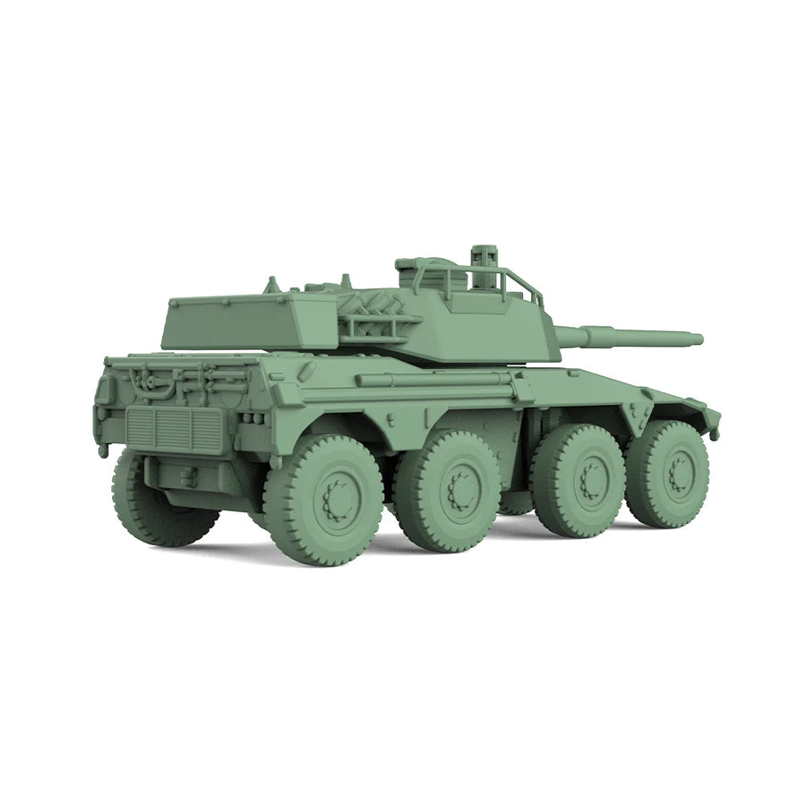 Modern South African Rooikat 76 Armored Car 1/72 Resin Vehicle Kit - resin model view 2