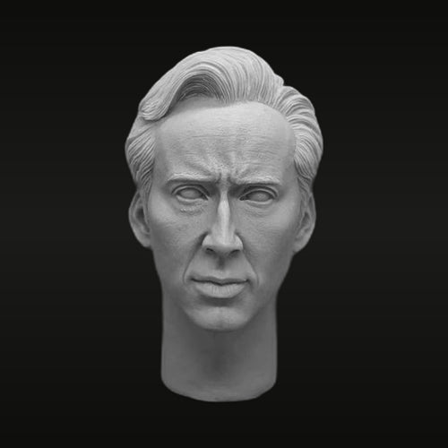 Male Actor Head Sculpture 1/6 Scale Resin Bust Kit